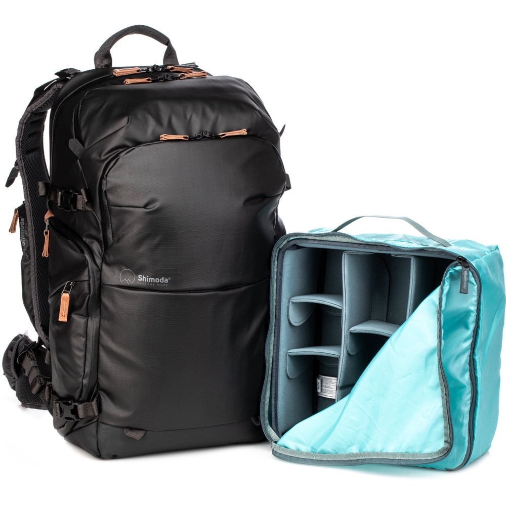 Shimoda Explore V2 30L Backpack in Black (w/ Medium Mirrorless Core Unit)